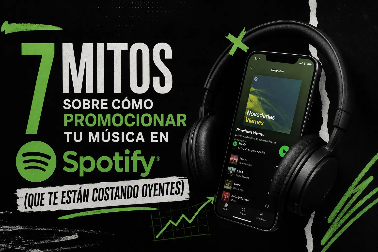 7 mitos sobre cómo promocionar tu música en Spotify (que te están costando oyentes)